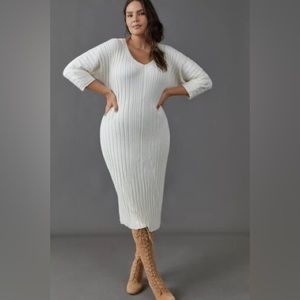 Maeve by Anthropologie Maris MIDI Sweater Dress - perfect for engagement picture